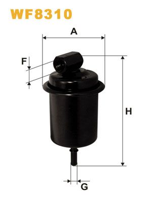 WIX FILTERS Топливный фильтр WF8310